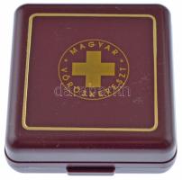 DN 70 ferezises vérplazma adásért / Magyar Vöröskereszt" fém emlékérem kapszulában, dísztokban ...
