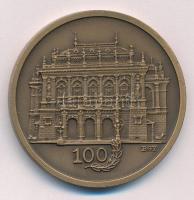 Bognár György (1944-) 1984. "Az újjáépült Operaház 1884-1984" bronz emlékérem (42,5mm) T:1...