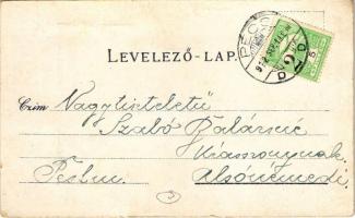 1912 Pécs, Katolikus Kör palotája. Fürst Lipót kiadása (EK)