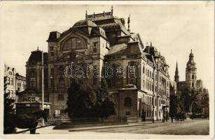 1938 Kassa, Kosice; Nemzeti színház, székesegyház / Divadlo a Dóm / theatre, cathedral + 1938 Kassa visszatért So. Stpl