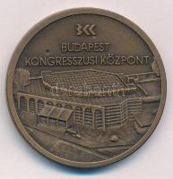 1985. "Budapest Kongresszusi Központ Megnyitására" kétoldalas bronz emlékérem (42,5mm) T:1...