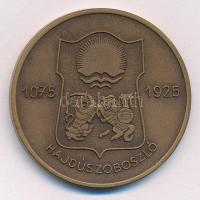 1975. "1975-1925 Hajdúszoboszló Gyógyfürdő" kétoldalas bronz emlékérem (42,5mm) T:1-