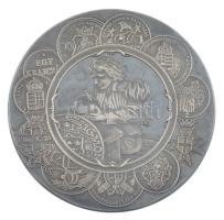 2001. "50 éves a Vésnök Kft. története" ezüstözött fém emlékérem. Szign.: MMI (60mm) T:1- ...