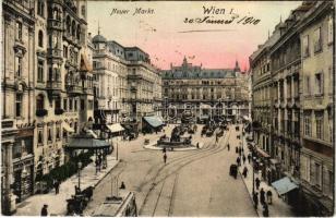 1910 Wien, Vienna, Bécs I. Neuer Markt, Hotel and Restaurant Meissl & Schadn