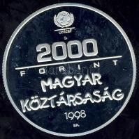 1998. 2000Ft Ag "UNICEF-A világ gyermekei" T:PP
