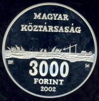 2002. 3000Ft Ag "Hortobágyi Nemzeti Park" T:PP Csak 5000db!
