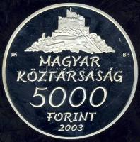 2003. 5000Ft Ag "Hollókő" T:PP Csak 5000db!