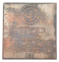 ~1940. "Emlék - Salgótarján - Budapest-Salgótarjáni Gépgyár és Vasöntő R.T." kétoldalas Fe...