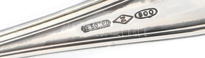 Ezüst (Ag) fűszerkanál, jelzett, h: 11,5 cm, nettó: 14 g