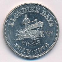 Kanada / Edmonton 1973. 1$ Ni "Klondike Dollar" T:1-,2
Canada / Edmonton 1973. 1 Dollar N...