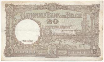 Belgium 1943. 20Fr T:III,III- kis sarokhiány, folt
Belgium 1943. 20 Francs C:F,VG missing corner, s...