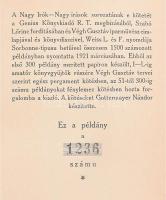 Shakespeare szonettjei. Ford.: Szabó Lőrinc. Nagy Írók - Nagy Írások IX. Bp.,1921., Genius. Átkötött...