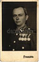 Magyar katona / Hungarian soldier. Halmi udvari fényképész (Budapest) photo (EM)