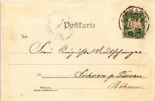 Schwabach, Schöner Brunnen, Schullehrer-Seminar, 3tes deutsches Reichswaisenhaus. Herzlichen Glückwu...