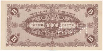 1946. 10.000BP hamis (?) "MINTA" perforációval T:II,II-