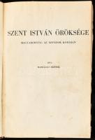 Marczali Henrik: Szent István öröksége. Magyarország az Árpádok korában. A magyar nemzet története II. [Bp., én., Athenaeum.] Átkötött egészvászon-kötés, a hátoldalon címkenyomokkal, hiányzó címlappal.