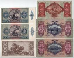 6db-os pengő, milpengő tétel, "Észak-balatoni Éremgyűjtők", illetve "200 éves a hazai...