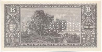 1946. 1.000.000BP hamis (?) "MINTA" perforációval T:I,I-