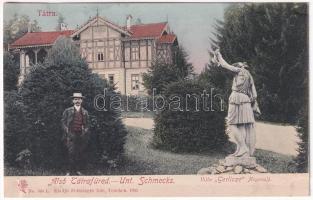 Alsótátrafüred, Tátrafüred, Unter-Schmecks, Dolny Smokovec (Magas-Tátra, Vysoké Tatry); Gerlicze nyaraló. Feitzinger Ede No. 960L. 1905. / villa