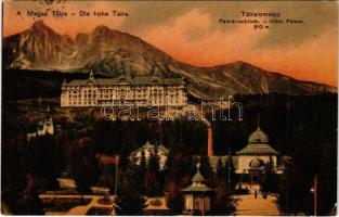 1918 Tátralomnic, Tatranská Lomnica (Tátra, Magas-Tátra, Vysoké Tatry); Palota szálloda / Hotel Palace (EK)