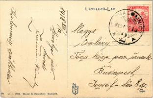 1918 Tátralomnic, Tatranská Lomnica (Tátra, Magas-Tátra, Vysoké Tatry); Palota szálloda / Hotel Pala...