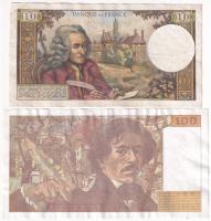 Franciaország 1972-1995. 10Fr-100Fr (4xklf) T:III tűlyuk
France 1972-1995. 10 Francs - 100 Francs (...