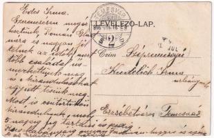 1906 Facset, Facsád, Faget; vasútállomás. Deutsch fényképész felvétele / railway station