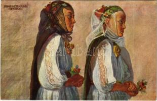 Zágor, Rode, Zagar; Erdélyi népviselet Nr. 7. asszonyok / Transylvanian folklore, women s: Hans Hermann