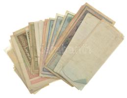 Németország ~1910-1920. 50 darabos vegyes német bankjegy tétel (10xklf) T:III,III- közte tűlyuk, fol...