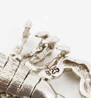 Ezüst (Ag) félkarú homár medál, jelzett, h: 4 cm, nettó: 8,8g