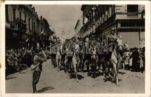 1940 Szatmárnémeti, Szatmár, Satu Mare; bevonulás / entry of the Hungarian troops + 1940 Szatmárnémeti visszatért So. Stpl