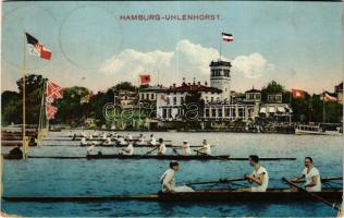1912 Hamburg-Uhlenhorst, rowing teams (EK)