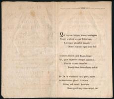 [Elenyák György (1784-1853)]: Ode in obitum illustrissimi quondam comitis Augustini Keglevits de Buz...