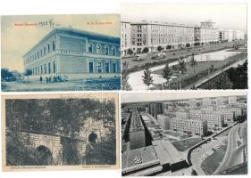 50 db főleg MODERN magyar város képeslap / 50 mostly modern Hungarian town-view postcards