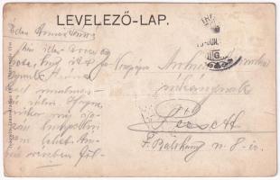 Vulkán, Zsivadejvulkán, Vulcan; Gyógyszertár és községháza. Joánovits János kiadása / pharmacy, town...