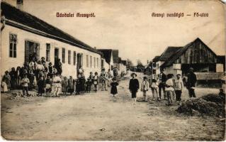 1911 Arany, Uroi; Fő utca, vendéglő, étterem / main street, restaurant, inn (EM)