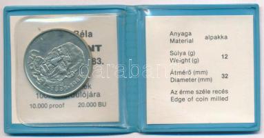 1983. 100Ft alpakka "Czóbel Béla" eredeti tokban, tanúsítvánnyal T:1- kis patina