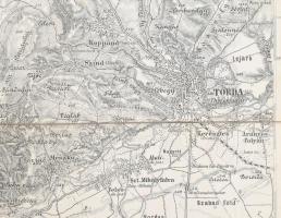 Vegyes térkép tétel (Böhönye és Kaposvár környéke, Oláh-Toplica, Torda, Dunaadony és Kunszentmiklós,...