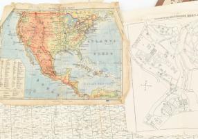 Vegyes térkép tétel (Böhönye és Kaposvár környéke, Oláh-Toplica, Torda, Dunaadony és Kunszentmiklós,...