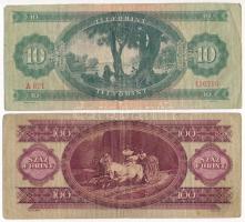 1949. 10Ft + 100Ft T:III- folt