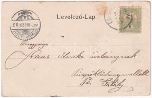 1907 Érmihályfalva, Valea lui Mihai; Fő utca, Rosenfeld Lajos, Szabó Imre, Tolnai üzlete. Glück Lajo...