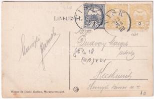 1913 Aknasugatag, Ocna Sugatag; Bányatelep látképe. Wizner és Dávid kiadása / mine colony