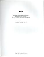 Konok Tamás: Konok. Kivonatok az erkölcsi bizonyítványomból. Montázsok 1985-87. (Kiállítási katalógu...