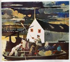 B. Supka Magdolna: Aba-Novák Vilmos. Bp., 1966, Corvina. Első kiadás. Fekete-fehér és színes reprodu...