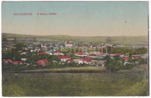 Kolozsborsa, Borsa; község látképe. Ábrahám M. özvegye kiadása / general view