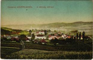 Középlak, Cuzaplac; község látképe / general view (fa9