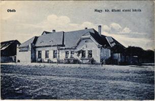 Óbéba, Óbéb, Beba Veche; Magyar kir. állami elemi iskola / school