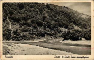 Rahó, Rachov, Rahiv, Rakhiv; Tiszaköz, Fekete- és Fehér-Tisza összefolyása. Márton Tilla felvétele / confulence of the Tisza rivers (EK)