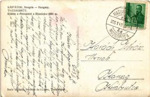 1943 Tiszaborkút, Kvaszi, Kvasy; Kilátás a Prelukáról a Bliznicára 1883 m., Surin Gusztáv felvétele ...