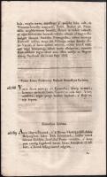cca 1825 Körözvények, részletes személyleírásokkal, magyar, német, latin nyelven, 6p